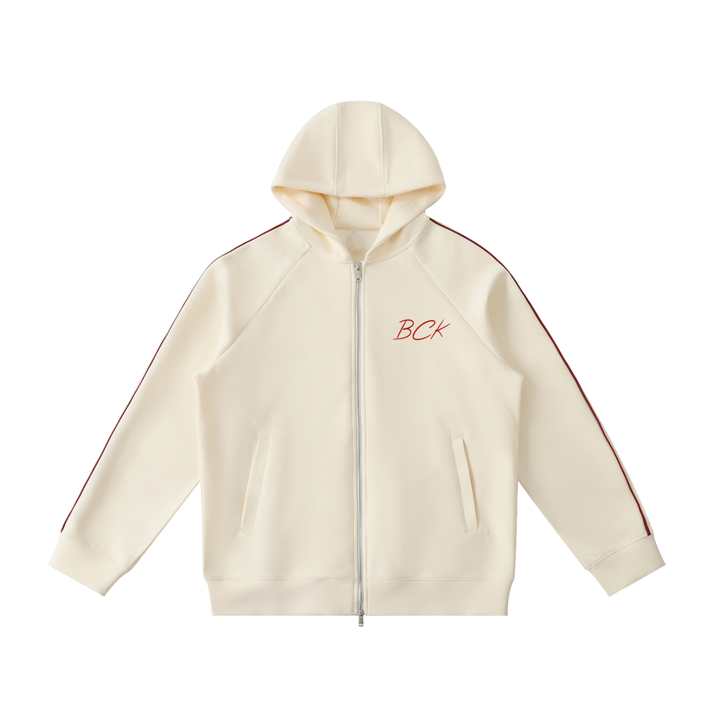 Heavyweight Raglan Sleeve Zip Hoodie