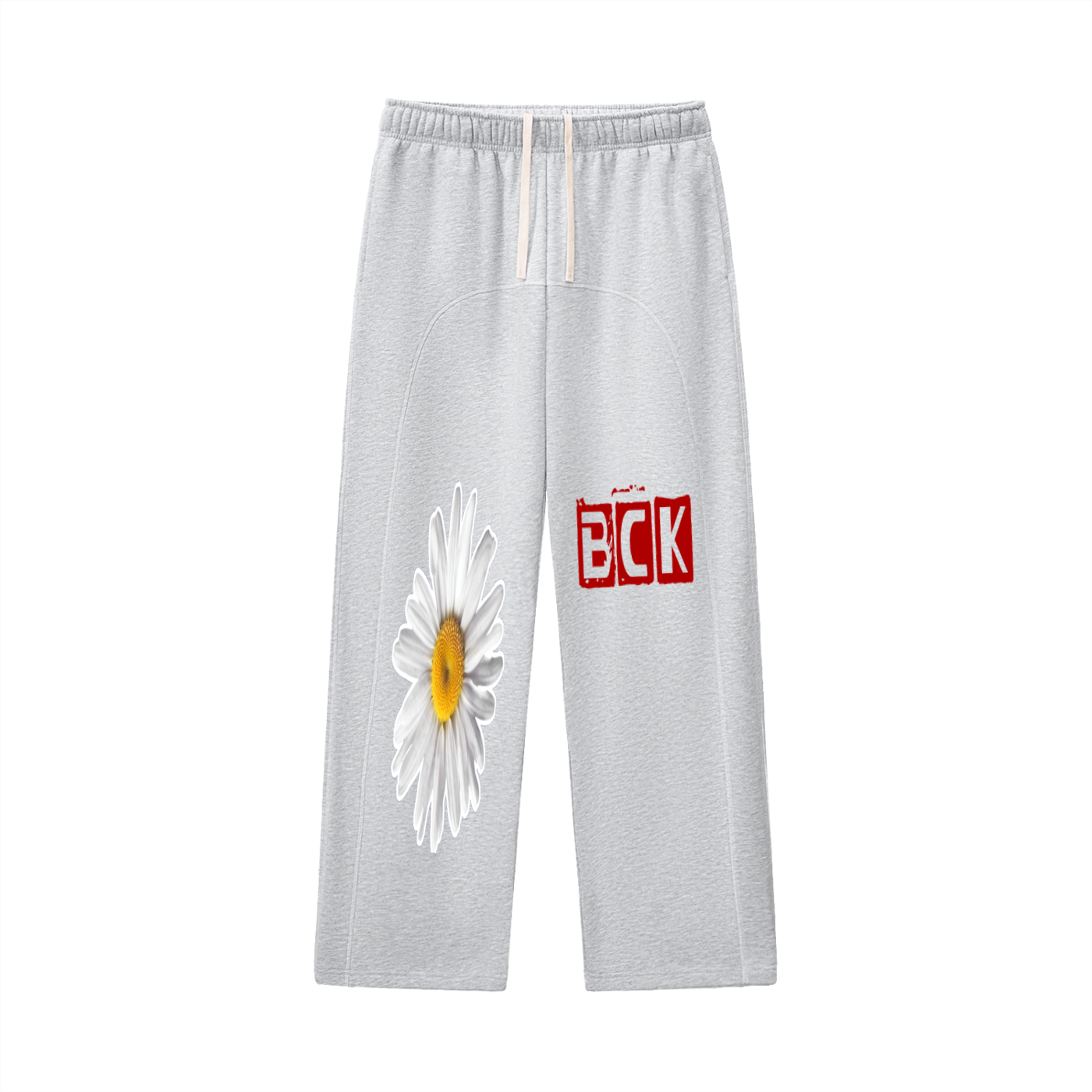 Contrast-Stitched Fleece Sweatpants
